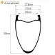 20 inch 406 carbon fiber rim 50mm depth 31mm wide